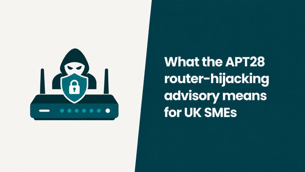 What the APT28 router-hijacking advisory means for UK SMEs