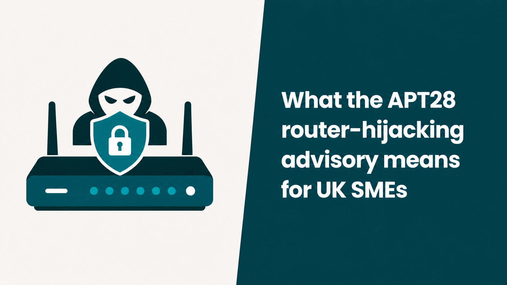 What the APT28 router-hijacking advisory means for UK SMEs
